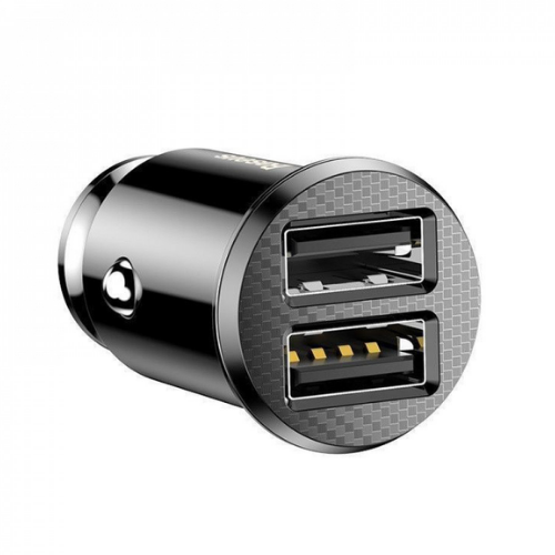 Автомобільний зарядний пристрій BASEUS CCALL-ML01 5V 3,1А чорний Житомир - фото 2