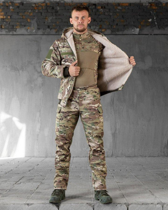 Тактический костюм KRANG на овчине мультикам   ВТ0514 Одесса - изображение 1