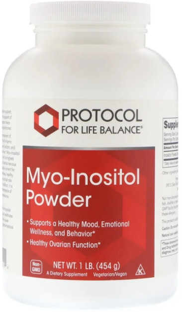 Мио-инозитол (витамин В8) Protocol for Life Balance Myo-Inositol Powder 454 г Киев - изображение 1