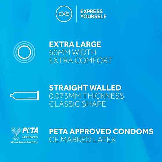Презервативи - EXS Magnum, 500 шт. Sex Aura Київ