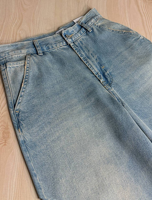 Джинси жіночі Its Basic 3097 SKATER jeans широкі з косими кишенями блакитні, блакитний, 36, 36, 76 см, 106 см Київ - фото 5