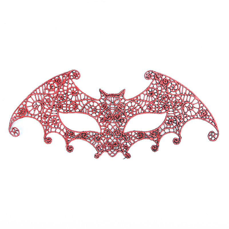 Маска на лицо Летучая мышь карнавальная 26 на 10 см красный Киев - изображение 1