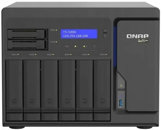 Сервер Сервер NAS QNAP TS-h886-D1602-8G Xeon QuTS Hero Київ