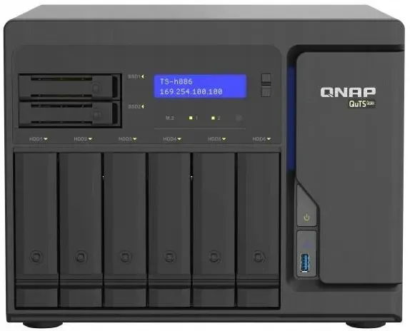 Сервер Сервер NAS QNAP TS-h886-D1602-8G Xeon QuTS Hero Киев - изображение 1