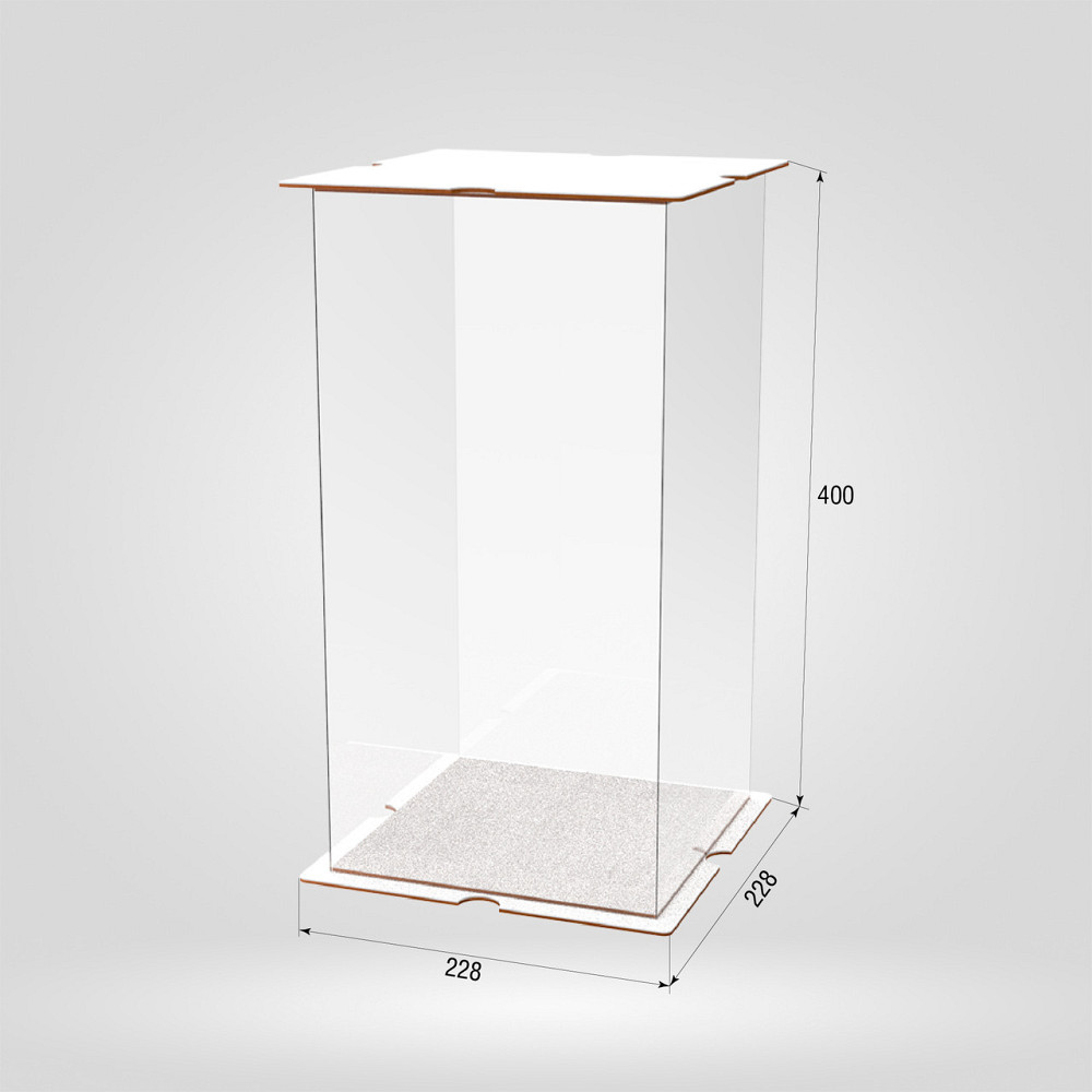 Коробка для тортів, квітів та подарунків EKOSTAR 200х200х400 Київ - фото 2