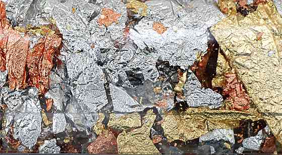 Поталь хлопья микс золото-серебро-медь 1г DK25221 Киев