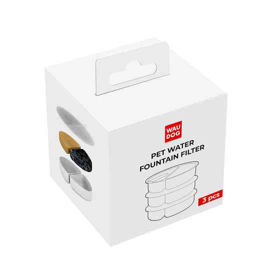 Сменный фильтр к фонтану-поилке WAUDOG, 3 шт/уп. Киев