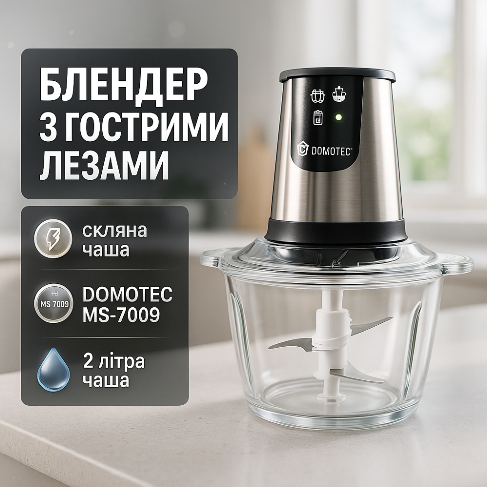 Блендер для приготовления детского питания MS-7009, Электрический блендер стационарный для смузи OY-84 Львов - изображение 17