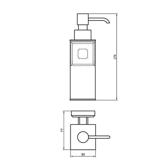 Дозатор рідкого мила TOPAZ TКВ 9932 Луцк