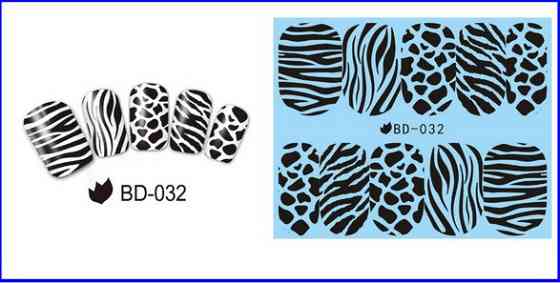 Наклейки для нігтів BD-032 Київ