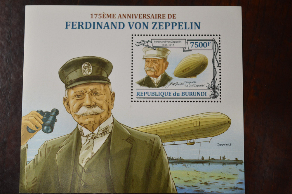 Бурунді. Марки. Блок. (А-39) Полтава - фото 1