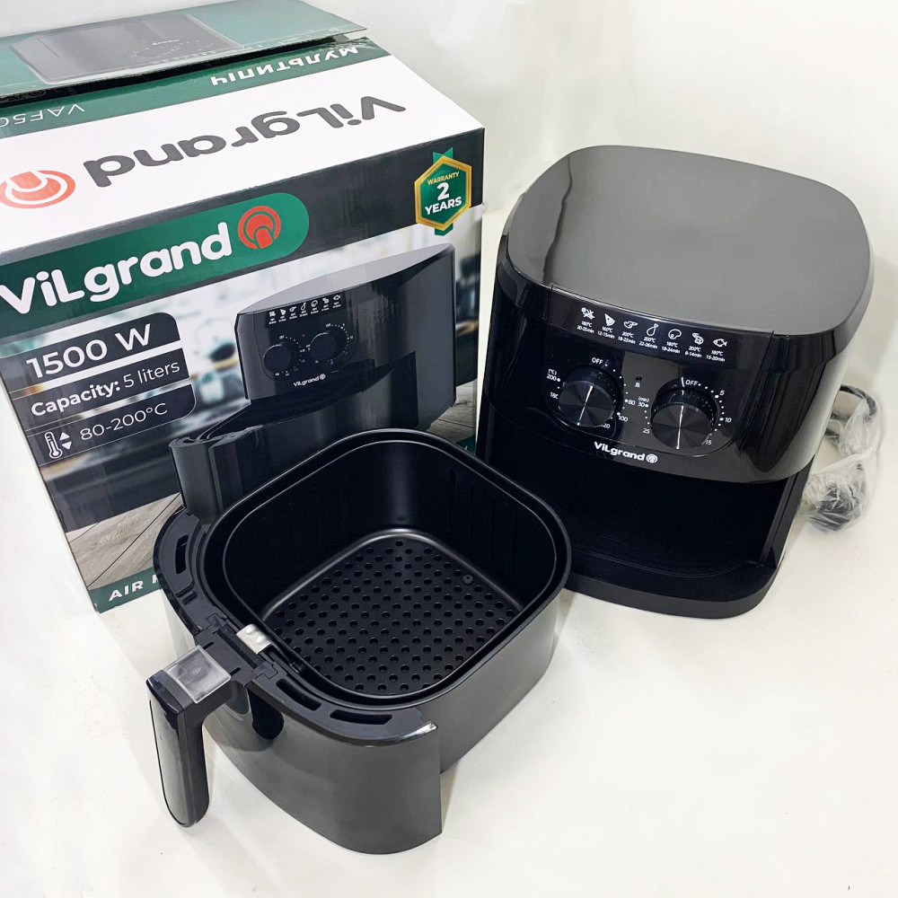 Сучасна мультипіч, Електричні фритюрниці зі знімною чашею, Гриль аерогриль для дому VH-94 Івано-Франківськ - фото 6