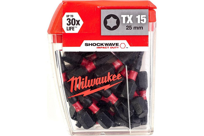 Бита SHOCKWAVE (TX15; 25 мм) Milwaukee 4932430873 Коломия - фото 1