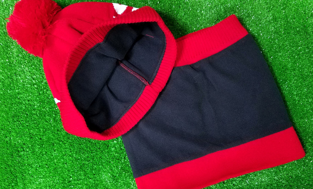 Комплект шапка + баф AUDI RACING Sport Pom Pom Fleece Київ - фото 4