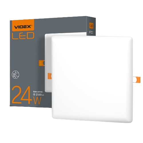 LED Світильник безрамковий квадратний 24W 4100К 220V VL-DLFS-244 Videx Житомир