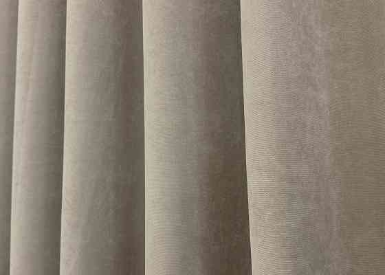 Шторна тканина мікровелюр Petek YL колір тауп 1708ш Київ