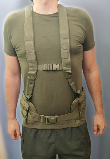 Ремінно-плечова система РПС розвантаження олива Розвантажувальний пояс регульований тактичний ЗСУ Одеса - фото 14