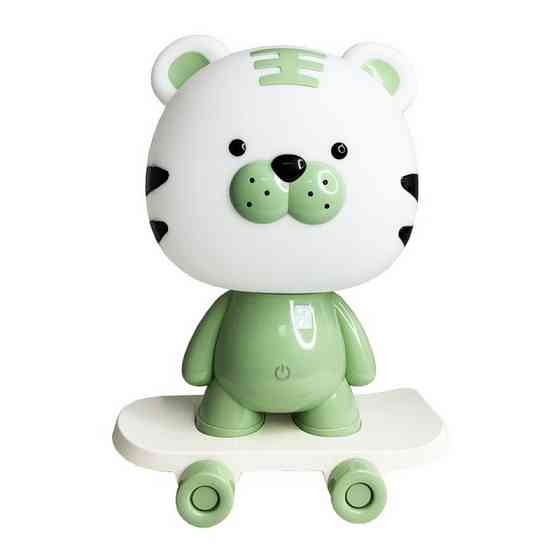 Нічник дитячий «Тигр на скейті» MGZ-1408(Green) мережевий, живлення від USB Вінниця