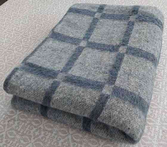 Ковдра напіввовняна клітка Одеяло полушерстяное 140*205. Киев