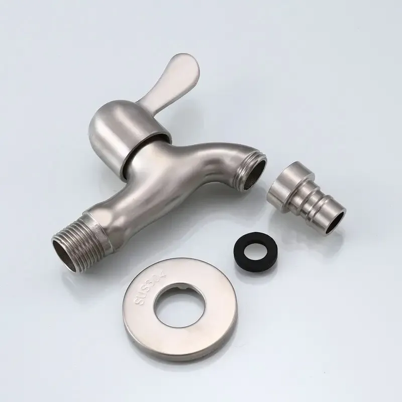 Кран поливальний 1/2 Zerix BIB-002 1/2" з нержавіючої сталі SUS304 (ZX5688) Чернівці - фото 4