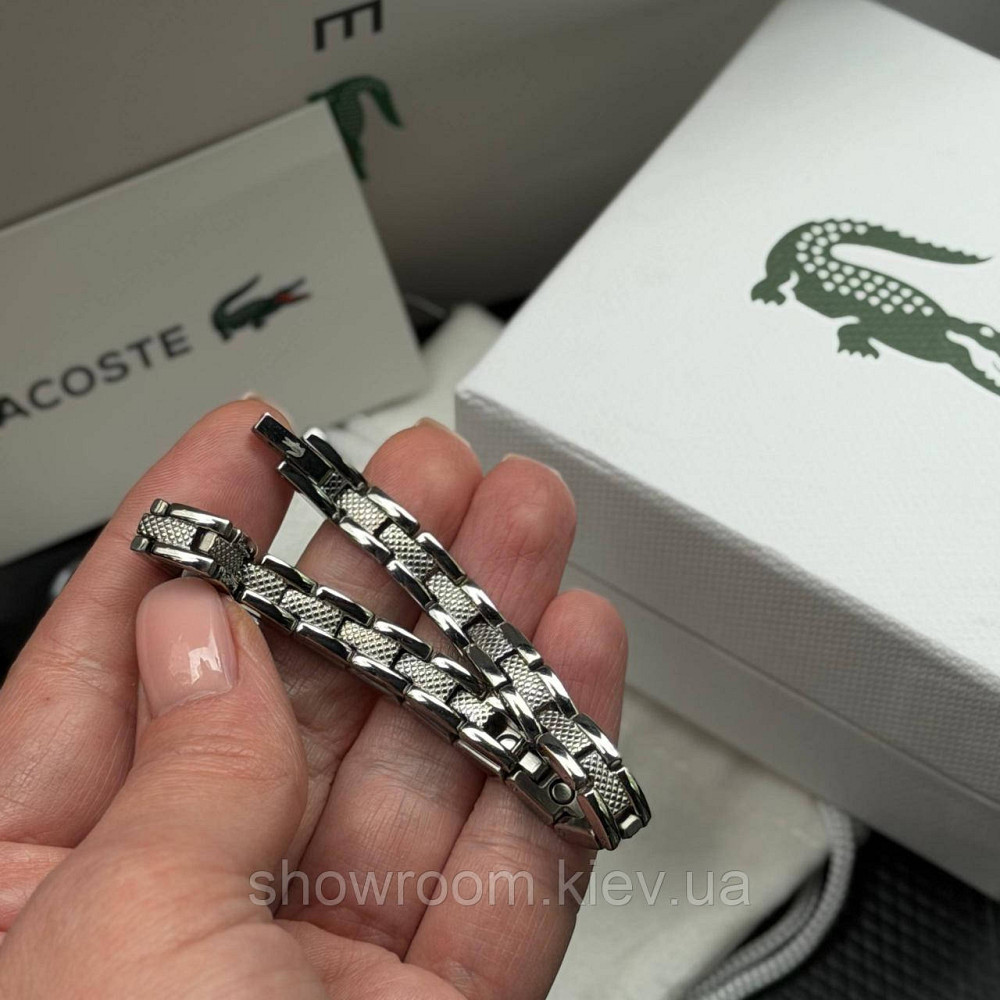 Чоловічий брендовий браслет на руку Lacoste, Лакоста (40194) Київ - фото 2
