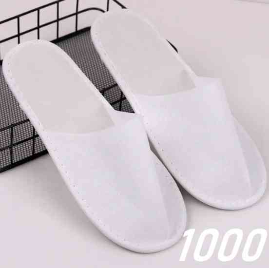 Оливні капці білі капці для готелів одноразові для гостей салонів мед закладів 1000 Одеса