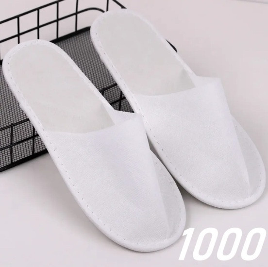 Отельные тапочки белые тапочки для отелей одноразовые для гостей салонов мед заведений 1000 Одесса - изображение 1