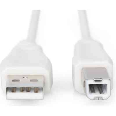 Кабель для принтера USB 2.0 AM/BM 3.0m Digitus (AK-300102-030-E) Винница