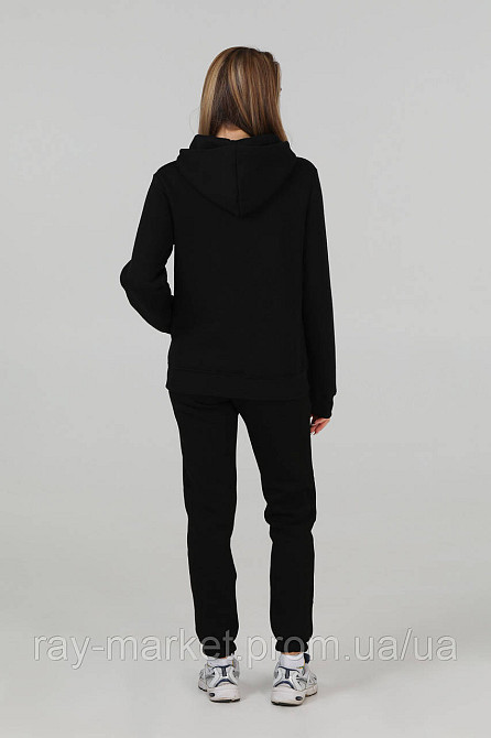 Костюм худі та штани Ray Basic жіночий утеплений чорний (U0801W-Black) Київ - фото 4