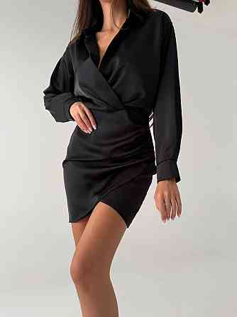 Жіноча приваблива елегантна коротка сукня double Шовк Армані Одеса