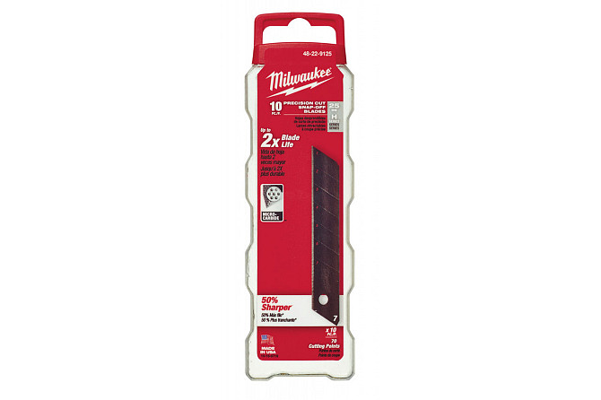 Лезвия сменные сегментированные (25 мм, 10 шт.) Milwaukee 48229125 Коломия - фото 1