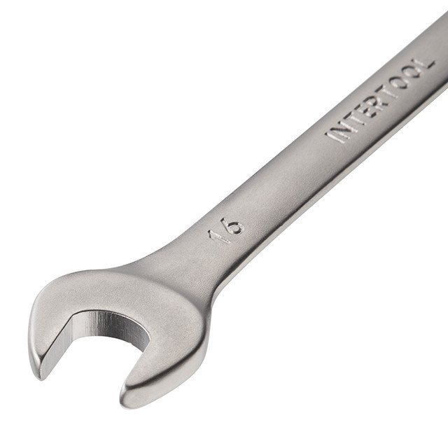 Ключ комбінований 16мм Cr-V INTERTOOL HT-1216 Київ - фото 2