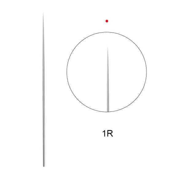 Контурные иглы для татуажа 1RL, 100 шт Киев