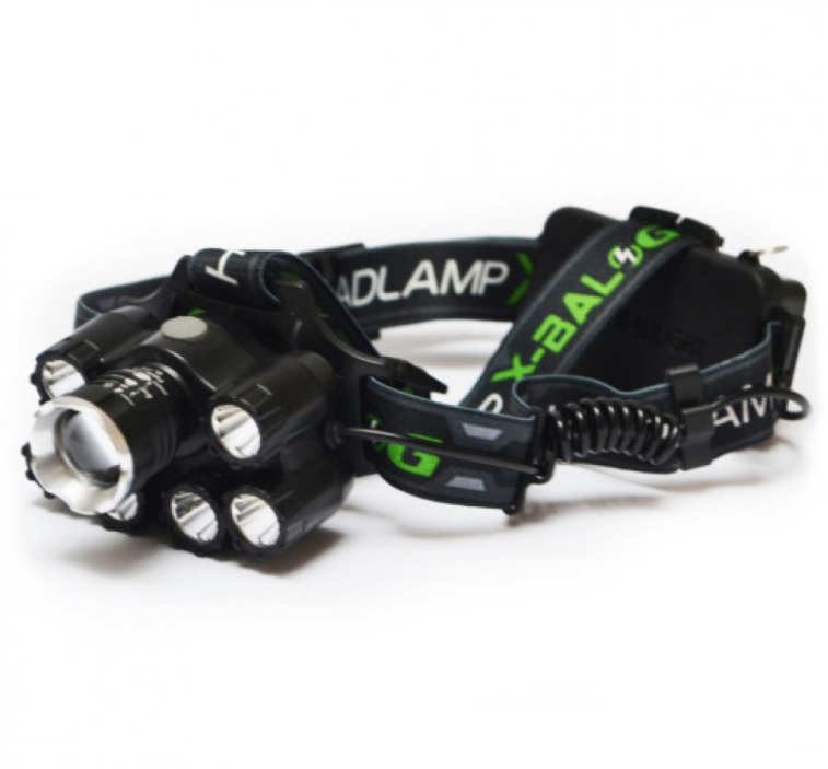 Світлодіодний Ліхтарик налобний BAILONG BL-T78 6 режимів роботи (в т.ч. ультрафіолет) до 8 годин роботи 4102 Одеса - фото 5