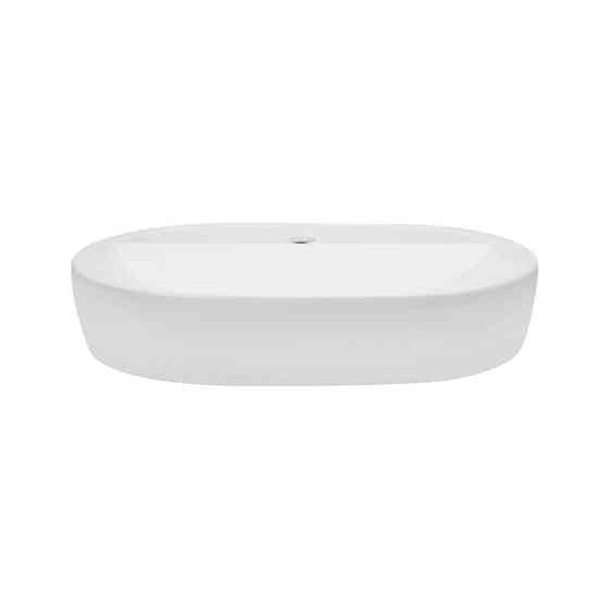 Раковина накладна Mixxus Premium ELLIPSE-0204 600х380х115mm з отвором під змішувач (MP6679) ( 10241 ) Харків