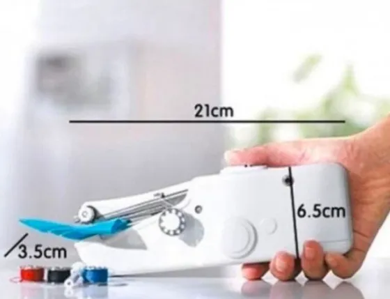 Портативная ручная швейная машинка MINI HANDY SWITCH CS-101B 1248 для ремонта и подшива одежды дома Киев