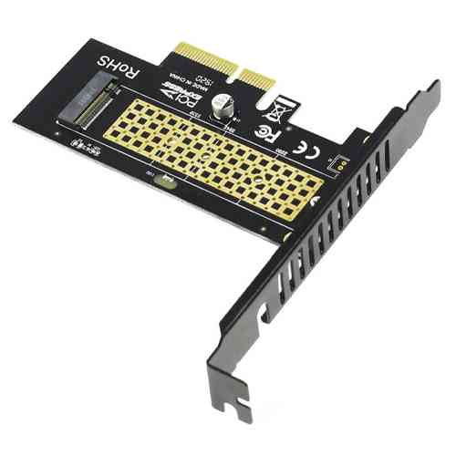 Адаптер переходник SSD M.2 NVMe ключ M на PCIe 4.0 3.0 X16 X8 X4, Jeyi SK4 Винница