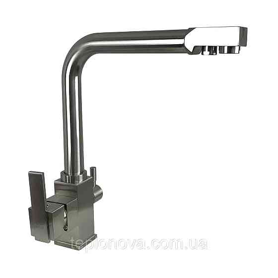 Змішувач для кухні під осмос Globus Lux LAZER GLLR-0100-8-STSTEEL Чернівці