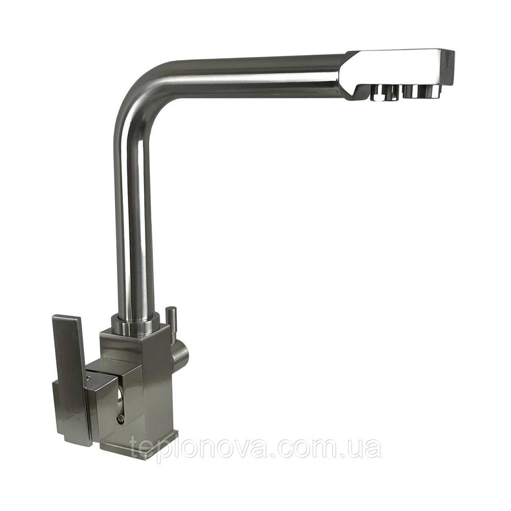 Змішувач для кухні під осмос Globus Lux LAZER GLLR-0100-8-STSTEEL Чернівці - фото 4