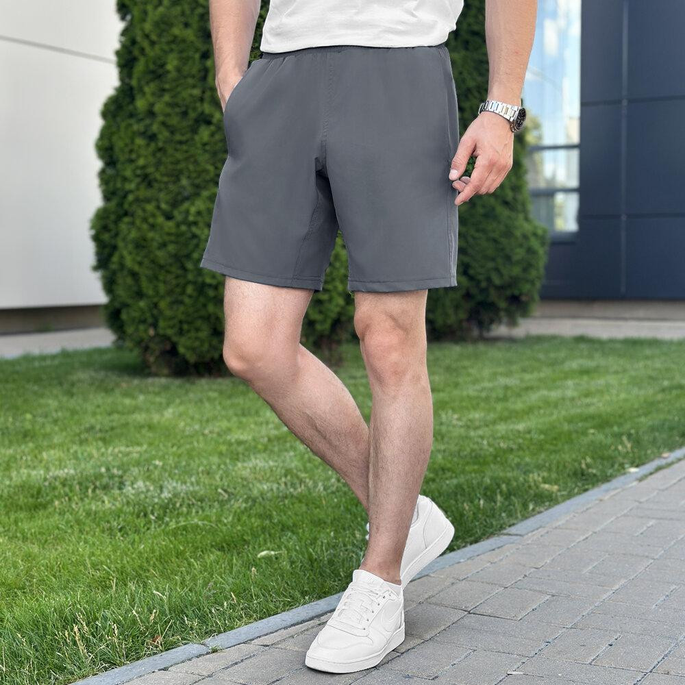 Плавательные шорты мужские темно-серые Pobedov Vocation Dark Gray Киев - изображение 8