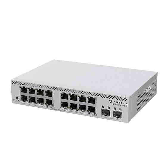 Комутатор MikroTik CSS318-16G-2S+IN ( некерований ) Харьков