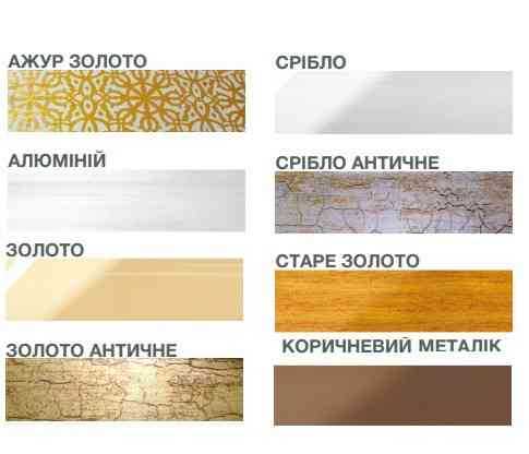 Декоративна накладка (бленда) на пластиковий карниз КС під метал Бровари