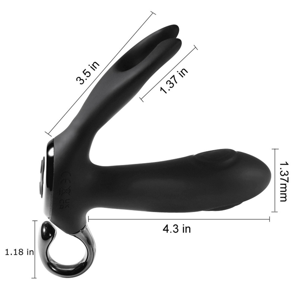 Масажер простати Dual tapping anal vibrator Sex Aura Київ - фото 8