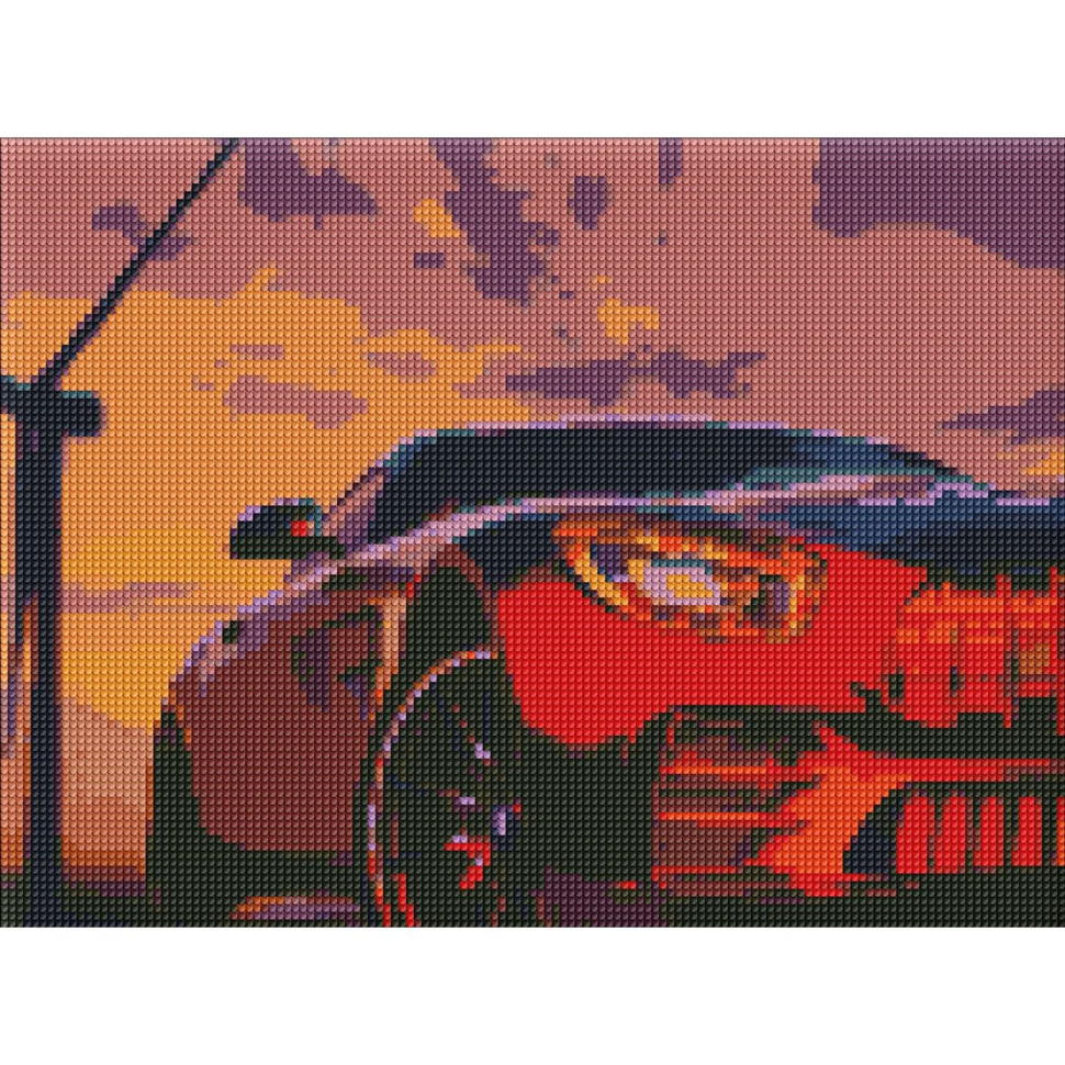 Алмазна мозаїка "Сталева міць" Ідейка AMC7484 без підрамника 30х40 см Вінниця - фото 1