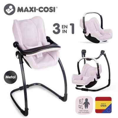 Аксесуар до ляльки Smoby Крісло Maxi-Cosi 3 в 1. Рожева перлина, 43 x 41 x 71 см, 3+ (7600240242) Вінниця