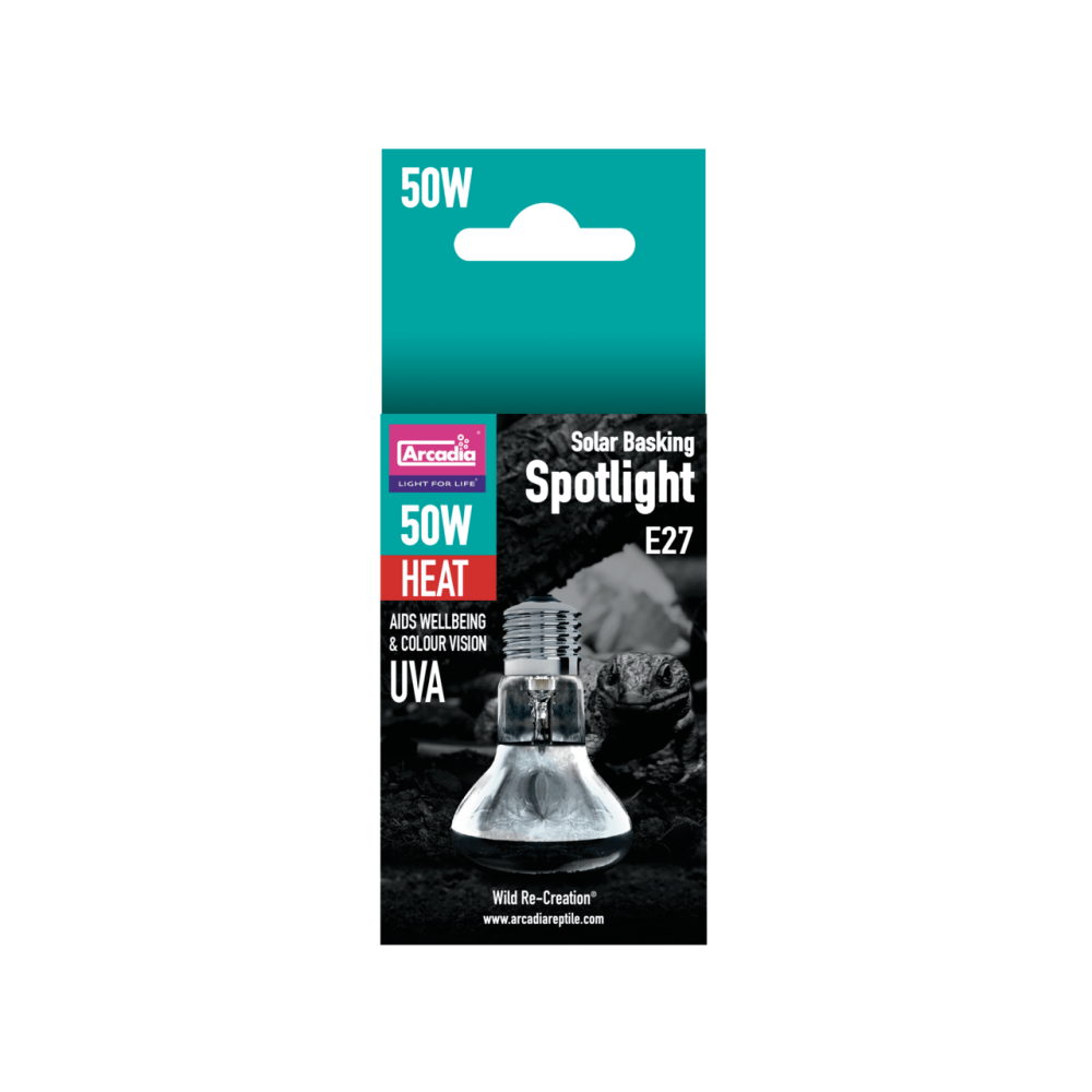 ARCADIA SOLAR BASKING SPOTLIGHT 50 WATT (R2100135) світло-теплова лампа для рептилій Киев - изображение 1