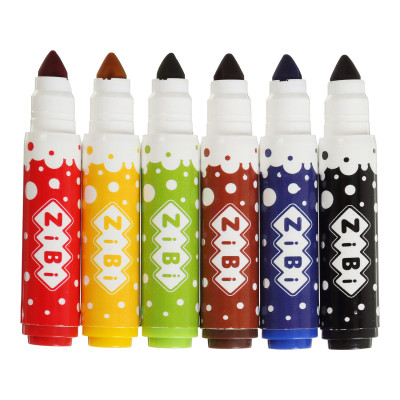 Фломастери ZiBi BABY Line SUPER JUMBO SUPERWASHABLE 6 кольорів (ZB.2816) Вінниця - фото 3