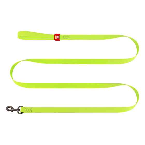 Повідець для собак водостійкий WAUDOG Waterproof, L-XXL, Ш 25 мм, Д 500 cм, салатовий Київ