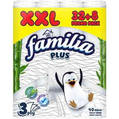 Туалетний папір Familia 3 шари 32+8 рулонів (8690536023493) Вінниця