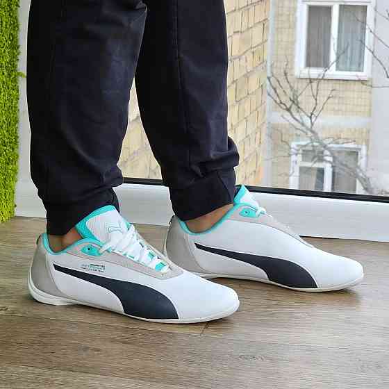 Кросівки Puma for AMG Білі Чоловічі Пума (розміри: 41,42,43,44,45) Відео Огляд Дніпро